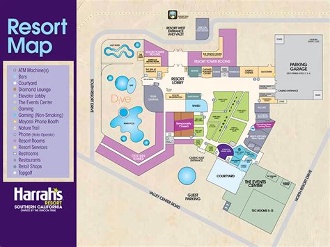 harrah's atlantic city resort map.